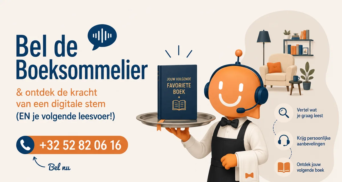 De Boeksommelier in de pers: bel een AI-stem voor uw volgende vakantieboek