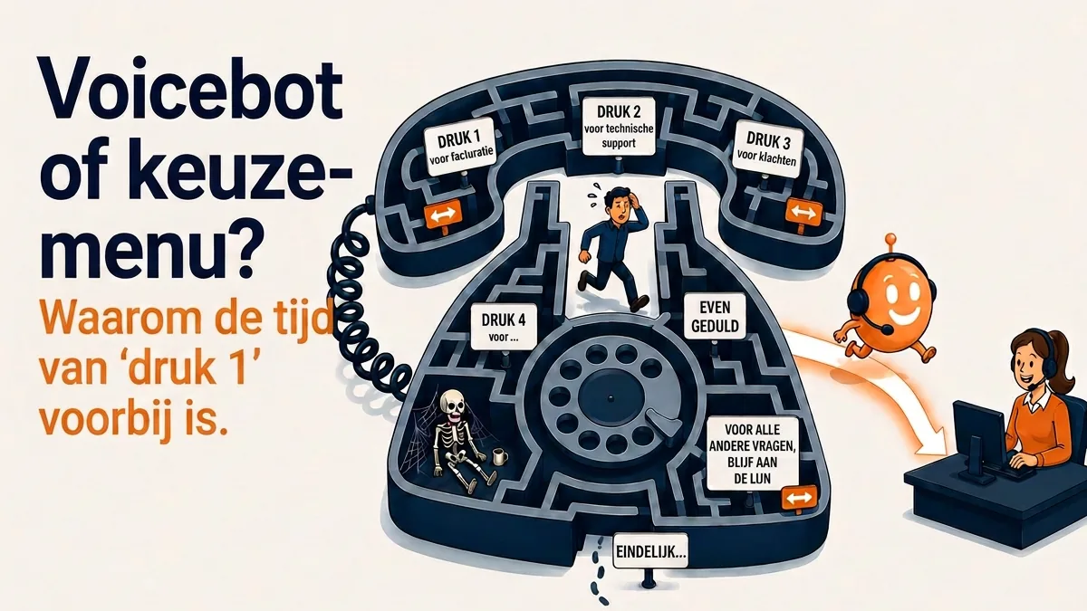 Voicebot of IVR? Waarom uw klant wil praten, niet drukken